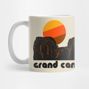 Retro Grand Canyon ))(( Tourist Souvenir National Park Design Mug